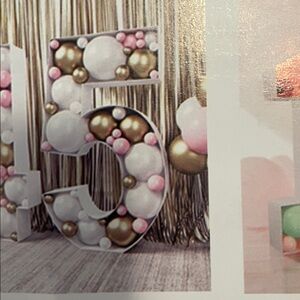 Mosaic Balloon Number/Letter Frame Kit